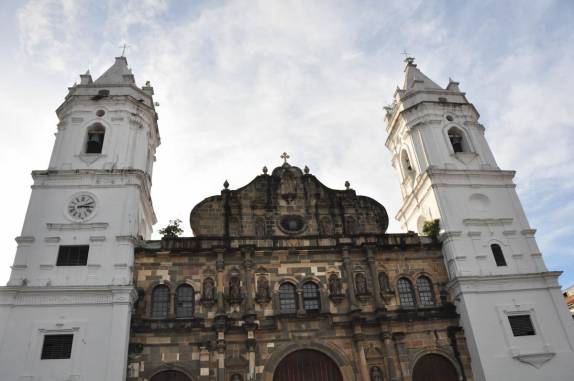 Catedral no Casco Viejo da Cidade do Panamá, capital do país